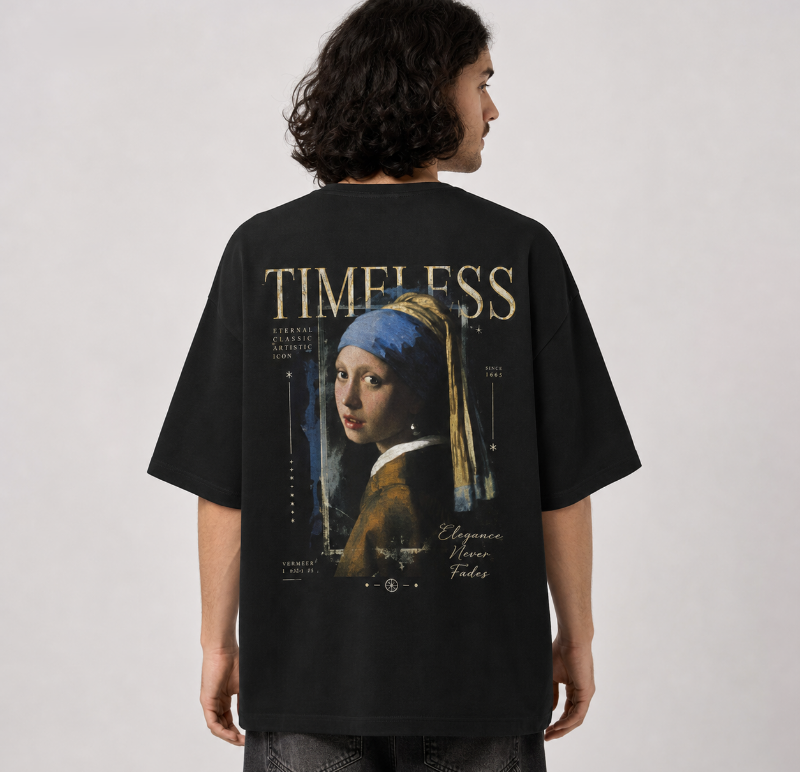 TIMELESS – Premium Oversized Graphic T-Shirt